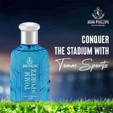 John Phillips Luxury Tomm Sportz 60ml 2 Fl.oz. & Frozen Eau De Parfum 100ml 3.4 Fl.oz. | Pack Of 2 Fragrances For Men